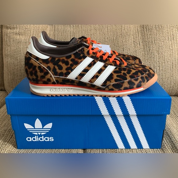 NEW Adidas SL 72 OG Leopard Print Shoes - Size 8 Women's - Sneakers - Picture 5 of 13